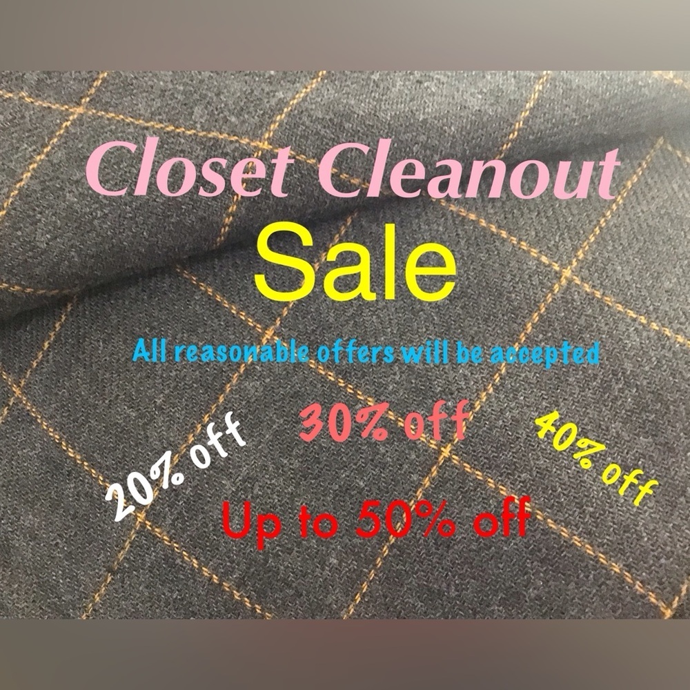Closet Clean-out Sale